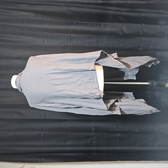 Grey open frontlong front cardigan - Picture 4 of 4